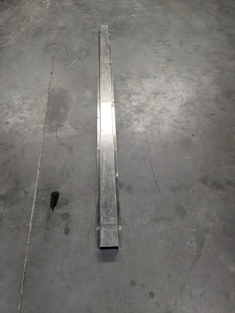 Protection en Inox L : 2m20 largeur 120 mm 