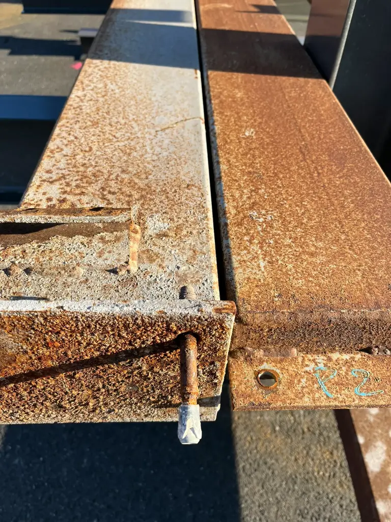 Tubes profilés rectangles L 2,85 m l 10 cm H 20 cm