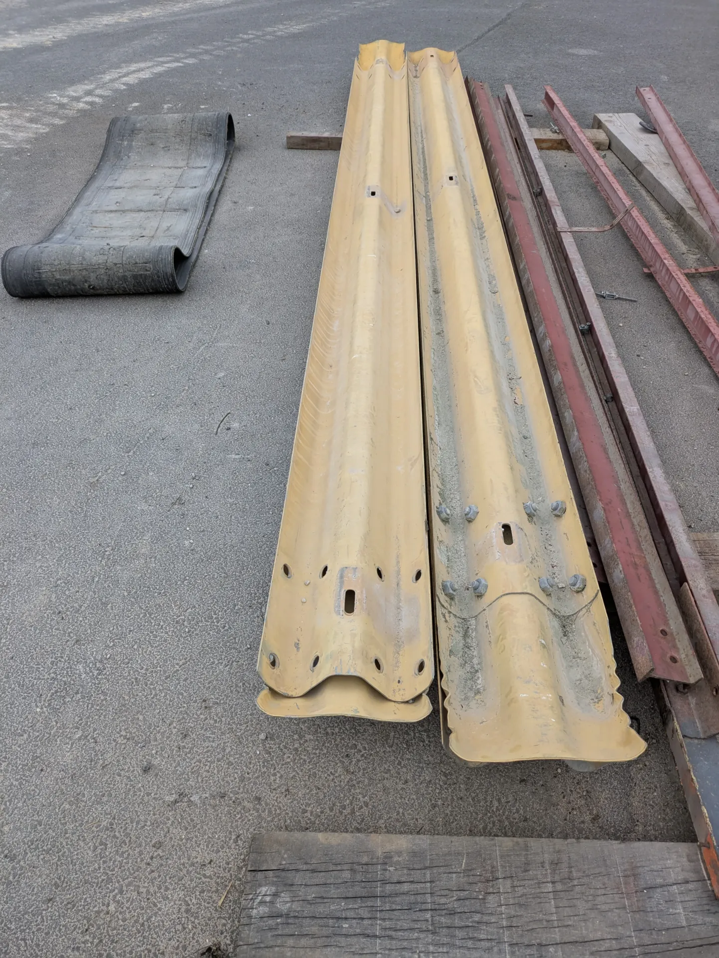 Glissière de sécurité métallique 4m30