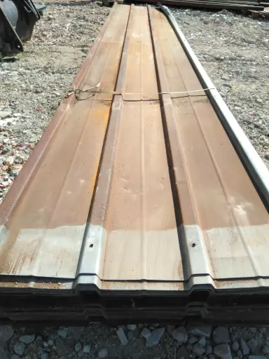 Tôle bac acier L 5 m l 90 cm  